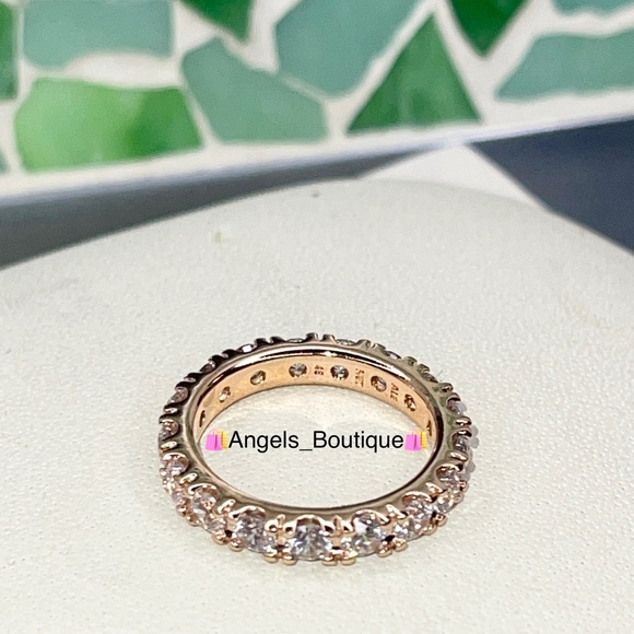 New Pandora Sparkling Row Eternity Ring - Picture 4 of 8